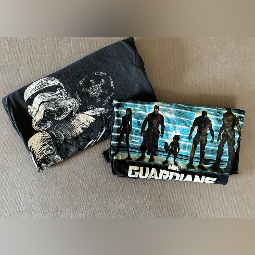 Altered boys tee feminine look Star Wars Storm Trooper Guardians of the Galaxy